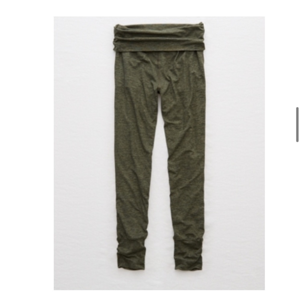 Camo Aerie fold over joggers